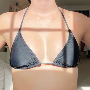 Black String Bikini Top